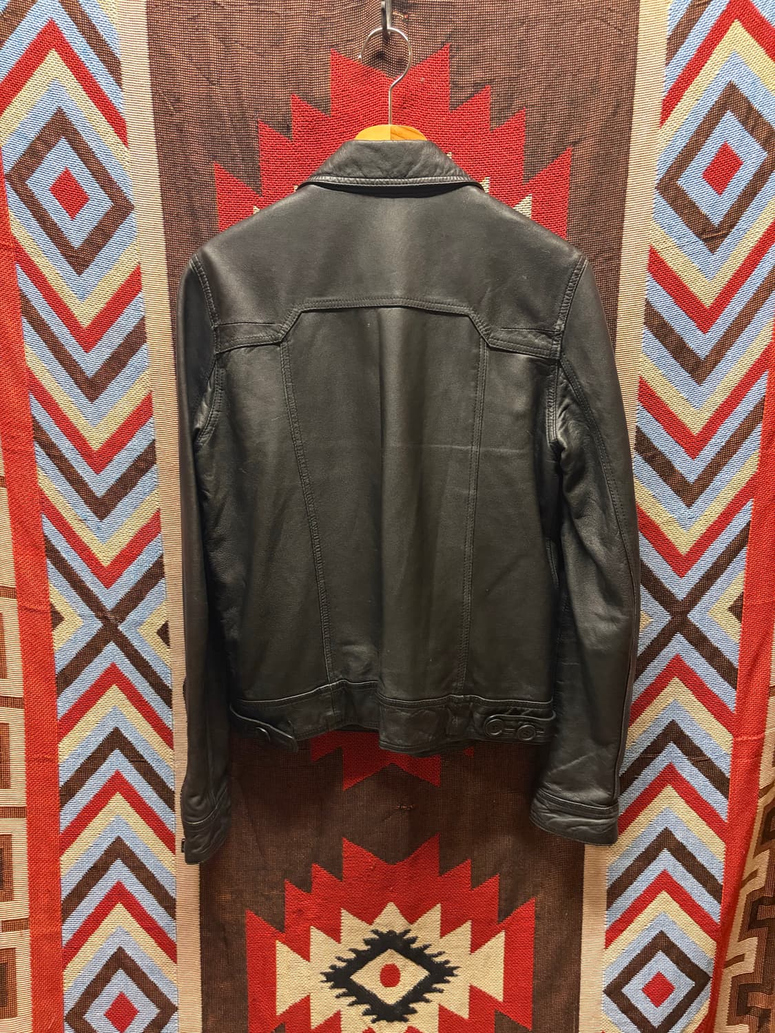 Biker rockchic sheep skin leather jacket 상품이미지3