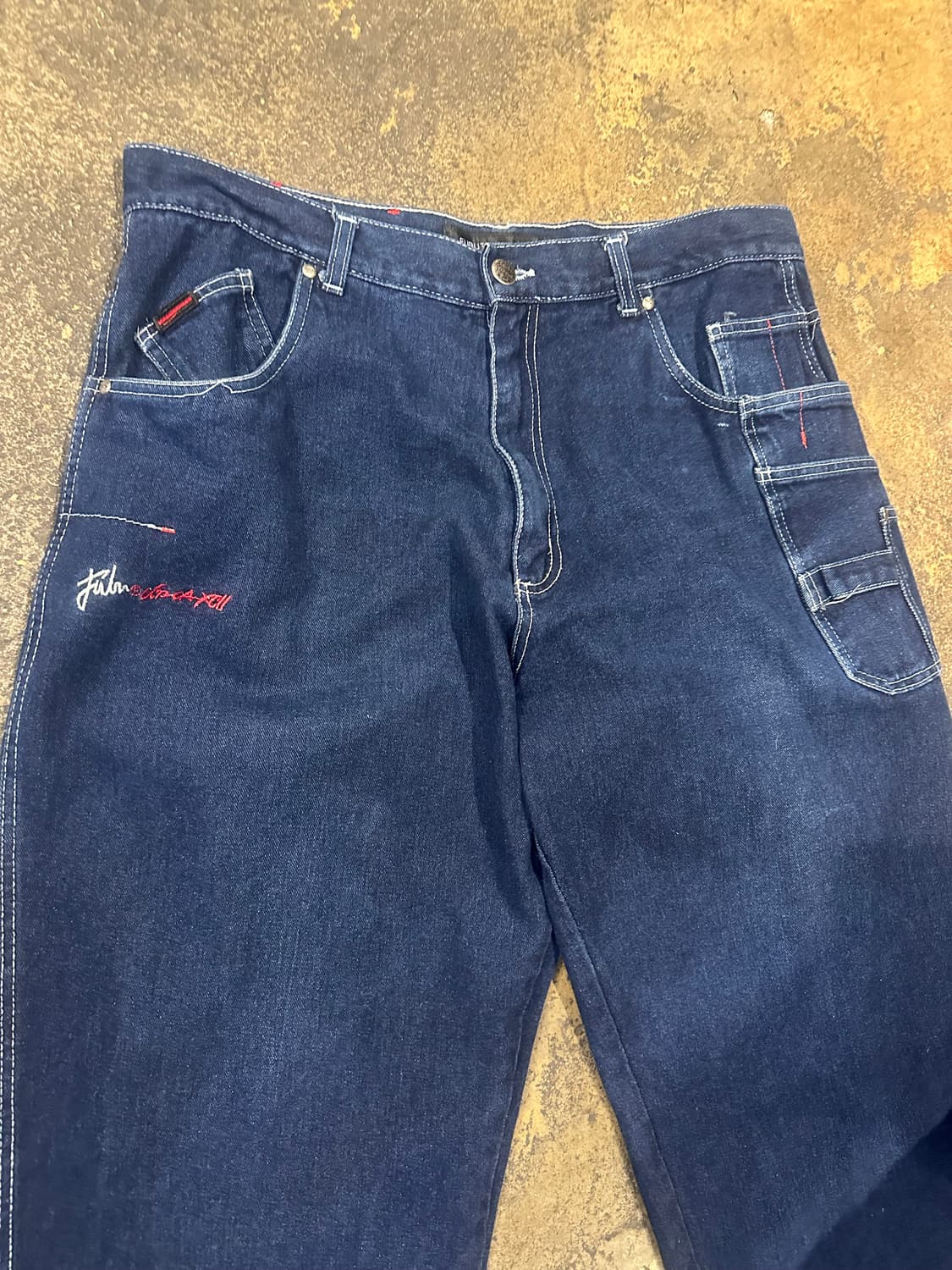 빈티지 00s FUBU 힙합 데님 팬츠  상품이미지3