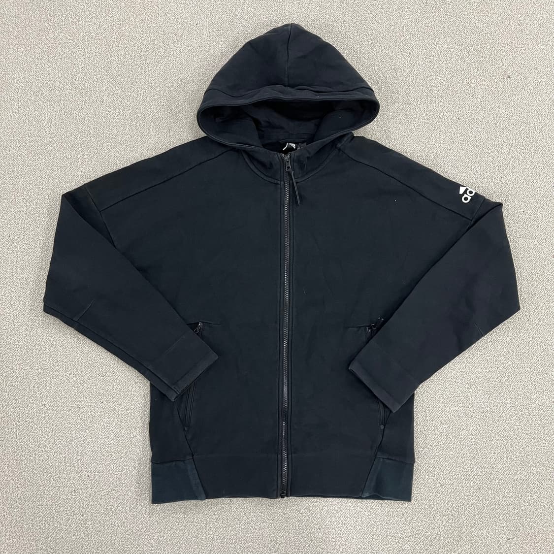 L 아디다스 후드 집업 자켓 0209M1 상품이미지1