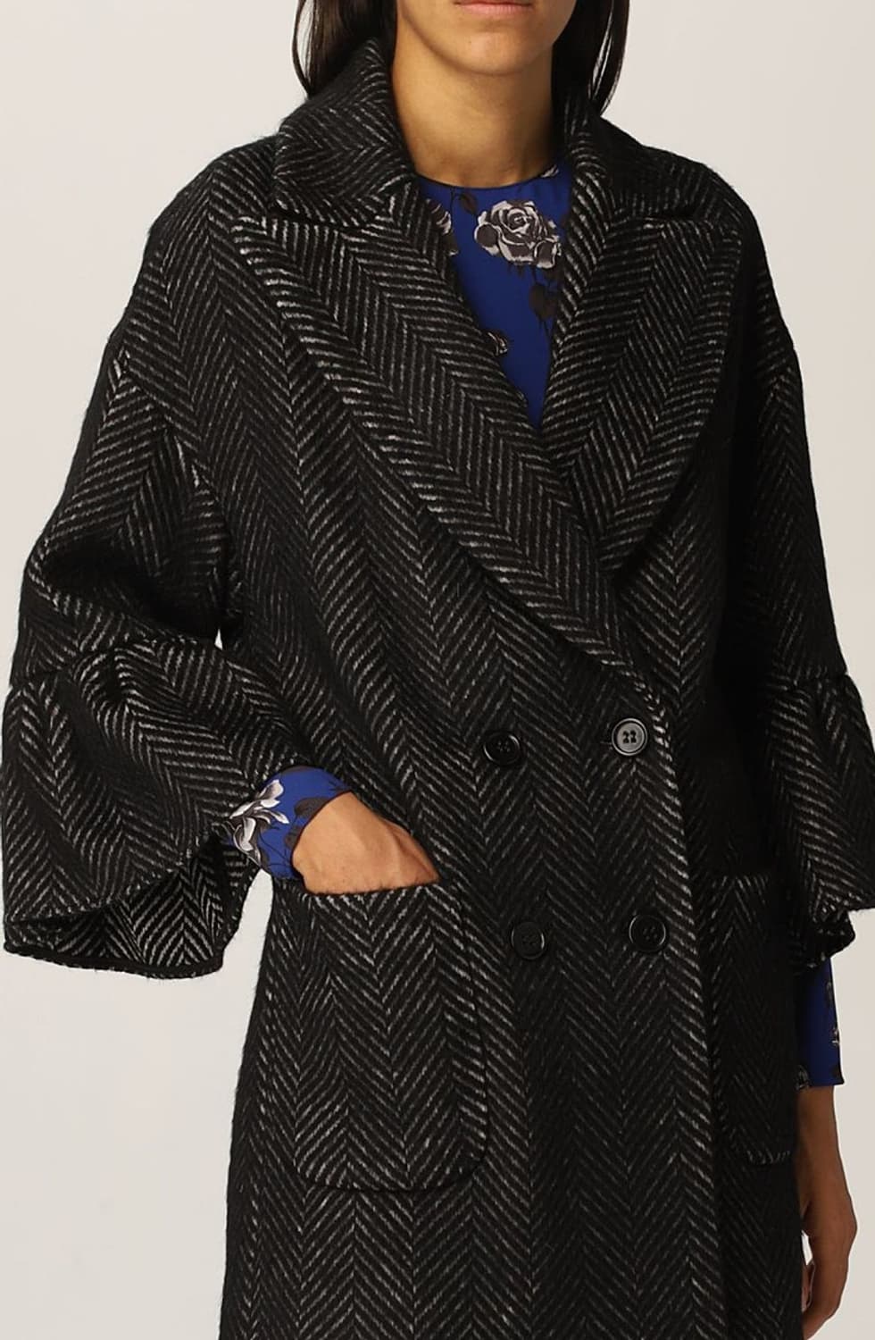 여) 발렌티노 러플슬리브 울코트  상품이미지2