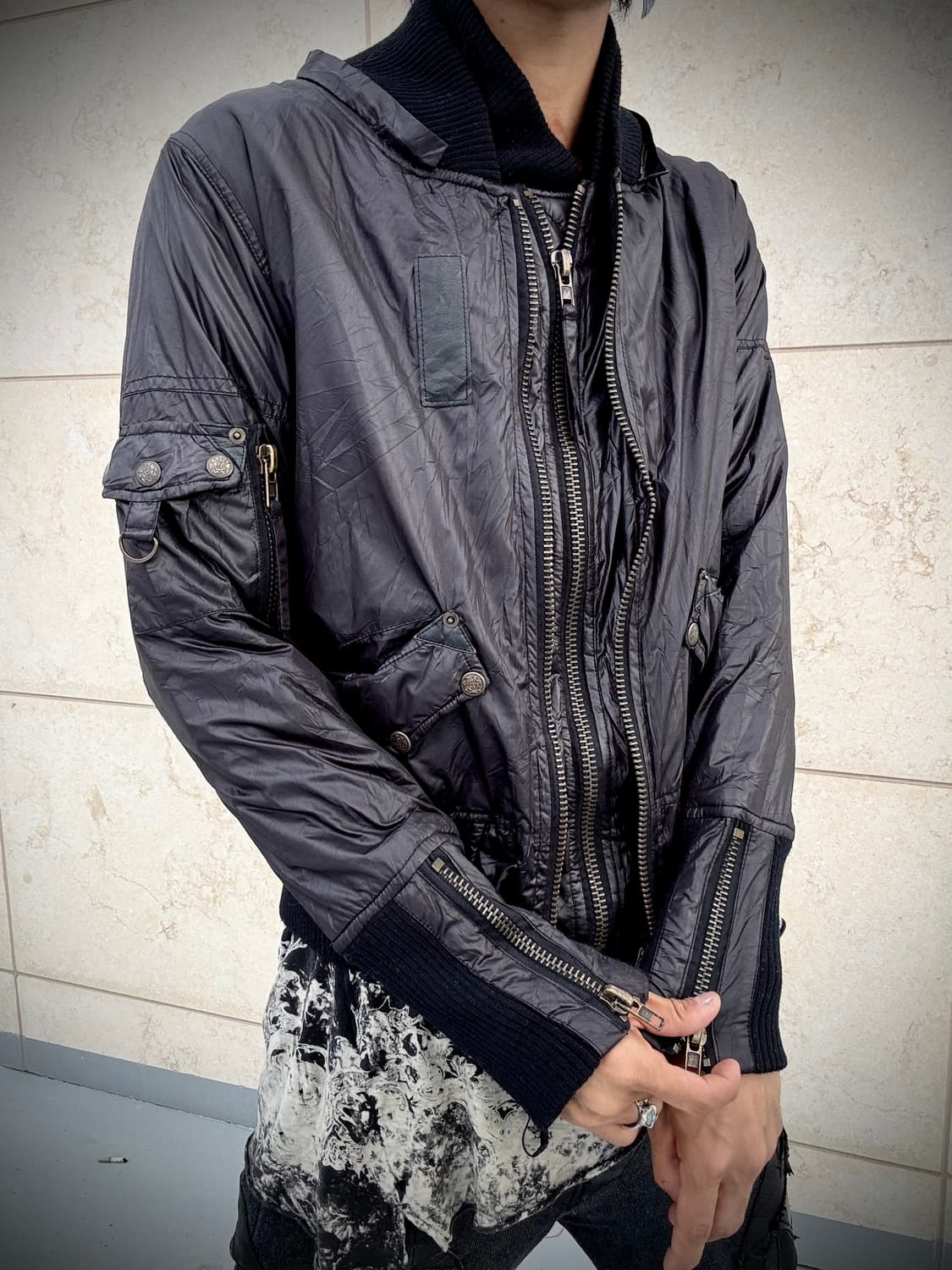 “AGATE” 00’s Rare Design Zipper pd 상품이미지7