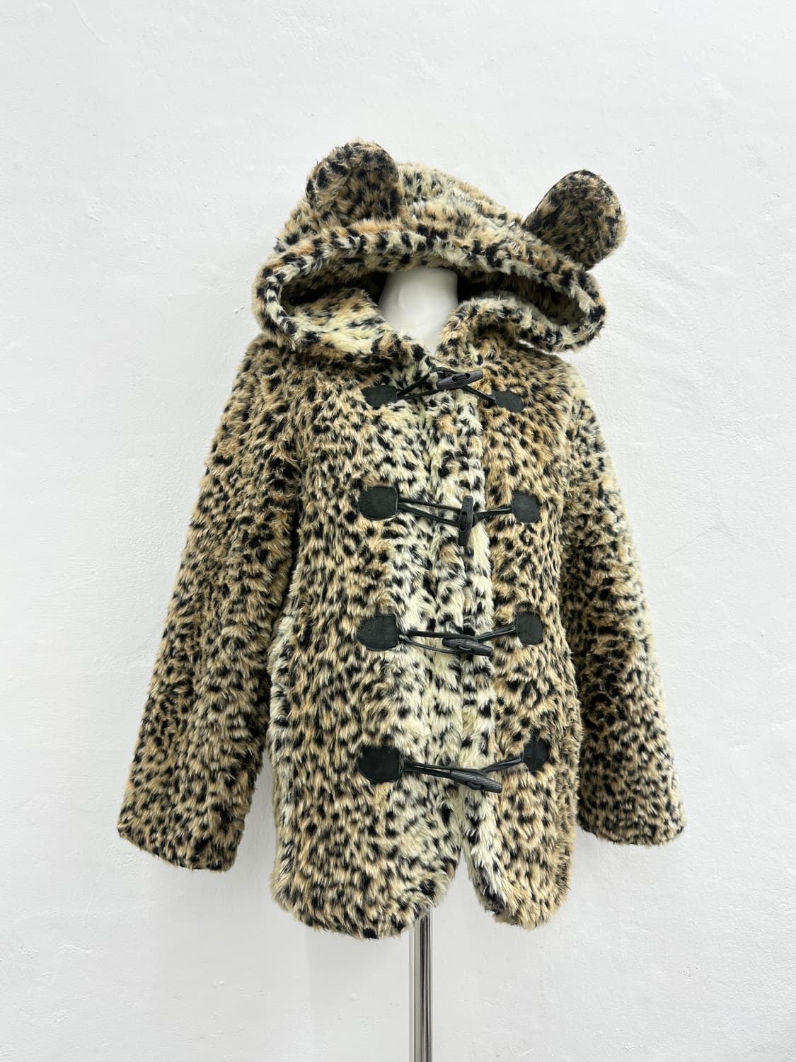 Wakatsuki Chinatsu 레오파드 곰돌이 귀 퍼 상품이미지2