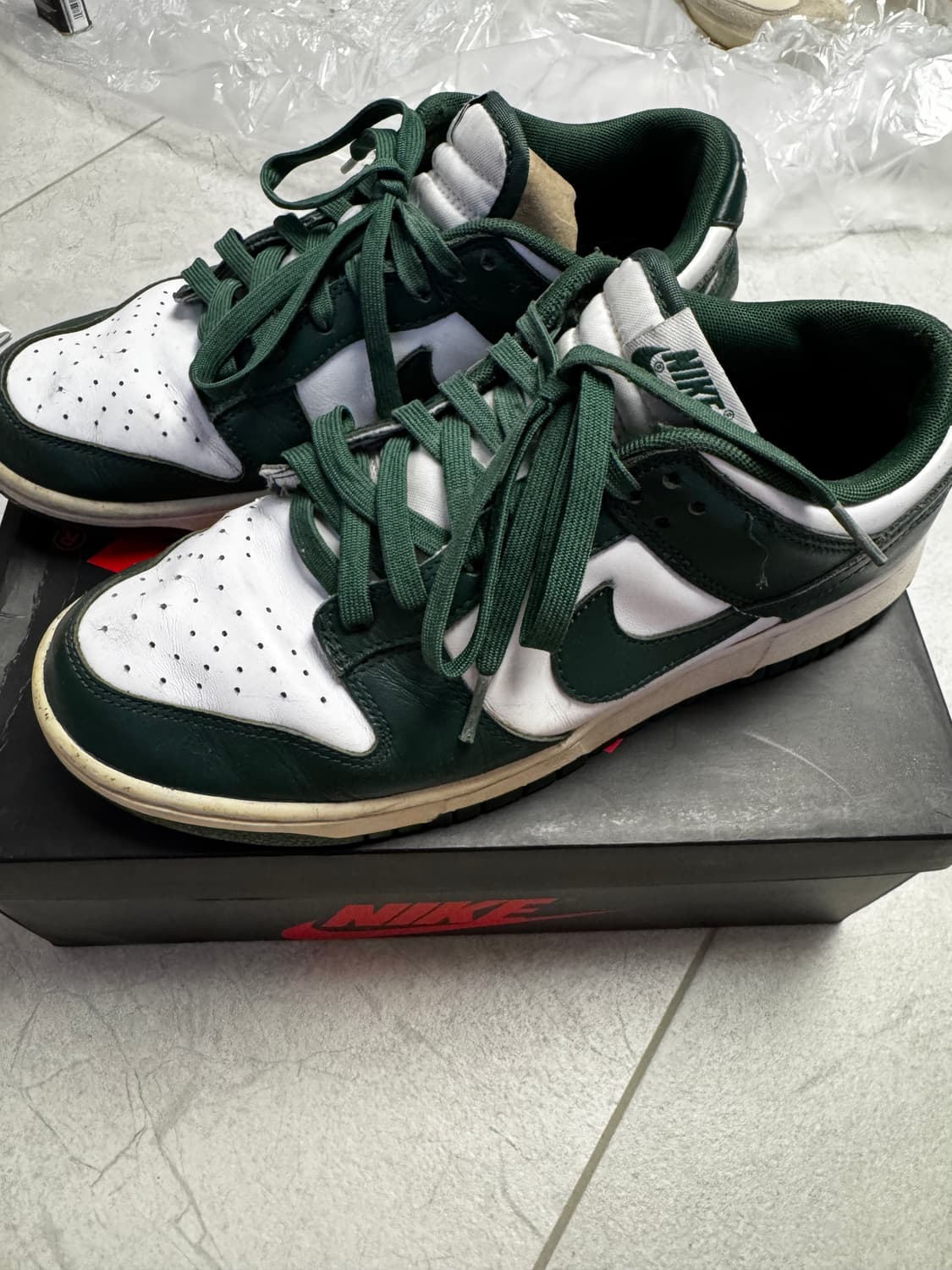 275) 바시티 그린 덩크 로우 상품이미지1