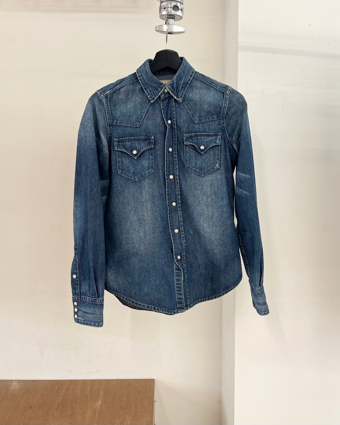 랄프로렌 블루 데님 웨스턴 셔츠 상품이미지1