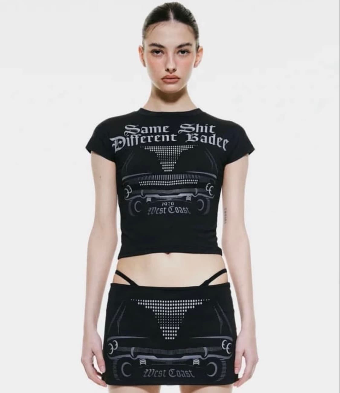(BADEE) Low Rider Scotch Tee Black S 상품이미지2