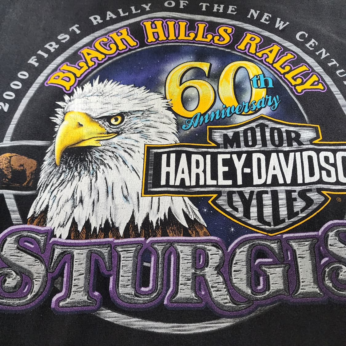 [XL] 00s 빈티지 할리데이비슨 sturgis 60th 티셔츠 1 상품이미지3