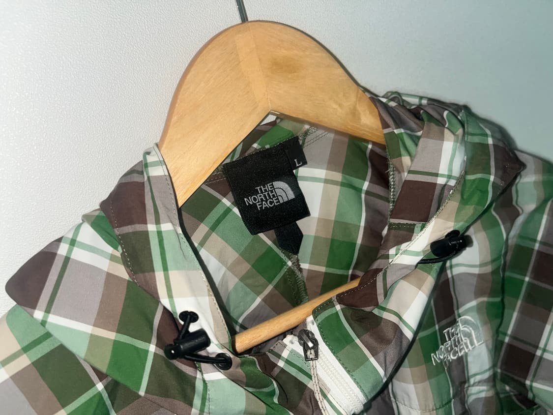 TheNorthFace Green check Windbreaker 상품이미지3