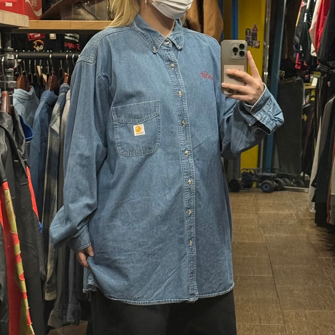 [HI] 칼하트 긴팔 데님셔츠  상품이미지3