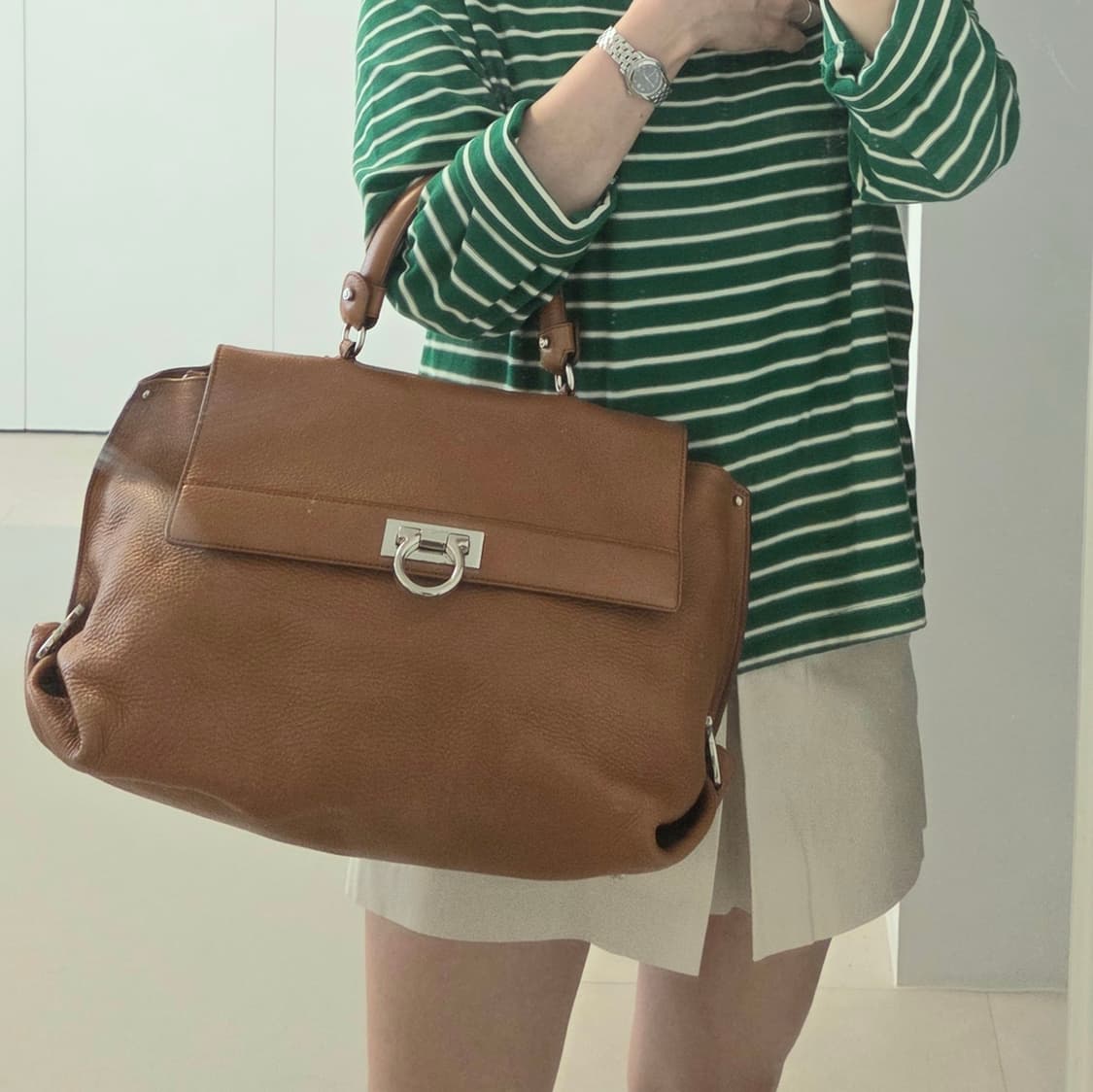 FERRGAMO 페라가모 정품 소피아백 2way 토트백 숄더백 상품이미지2