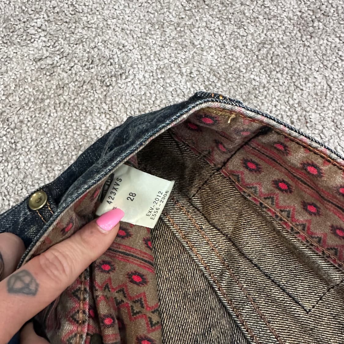 에드윈 423XVS XV 시리즈 퍼시안 데님 팬츠(28) 상품이미지7