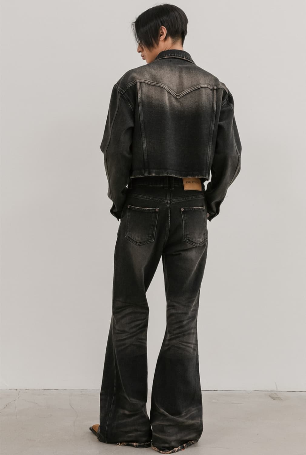 [구매글] ESC STUDIO 데님 크롭자켓 블랙 색상 구입합니다 상품이미지7