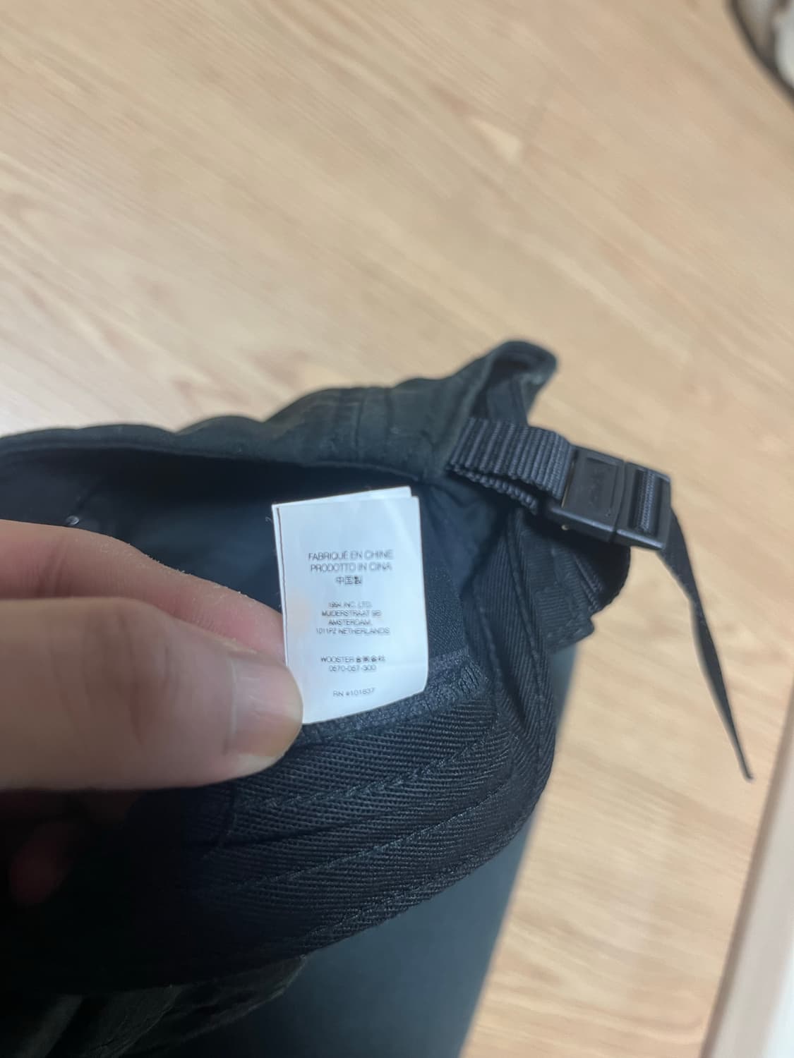 22fw 슈프림 캠프캡 모자 블랙 상품이미지9