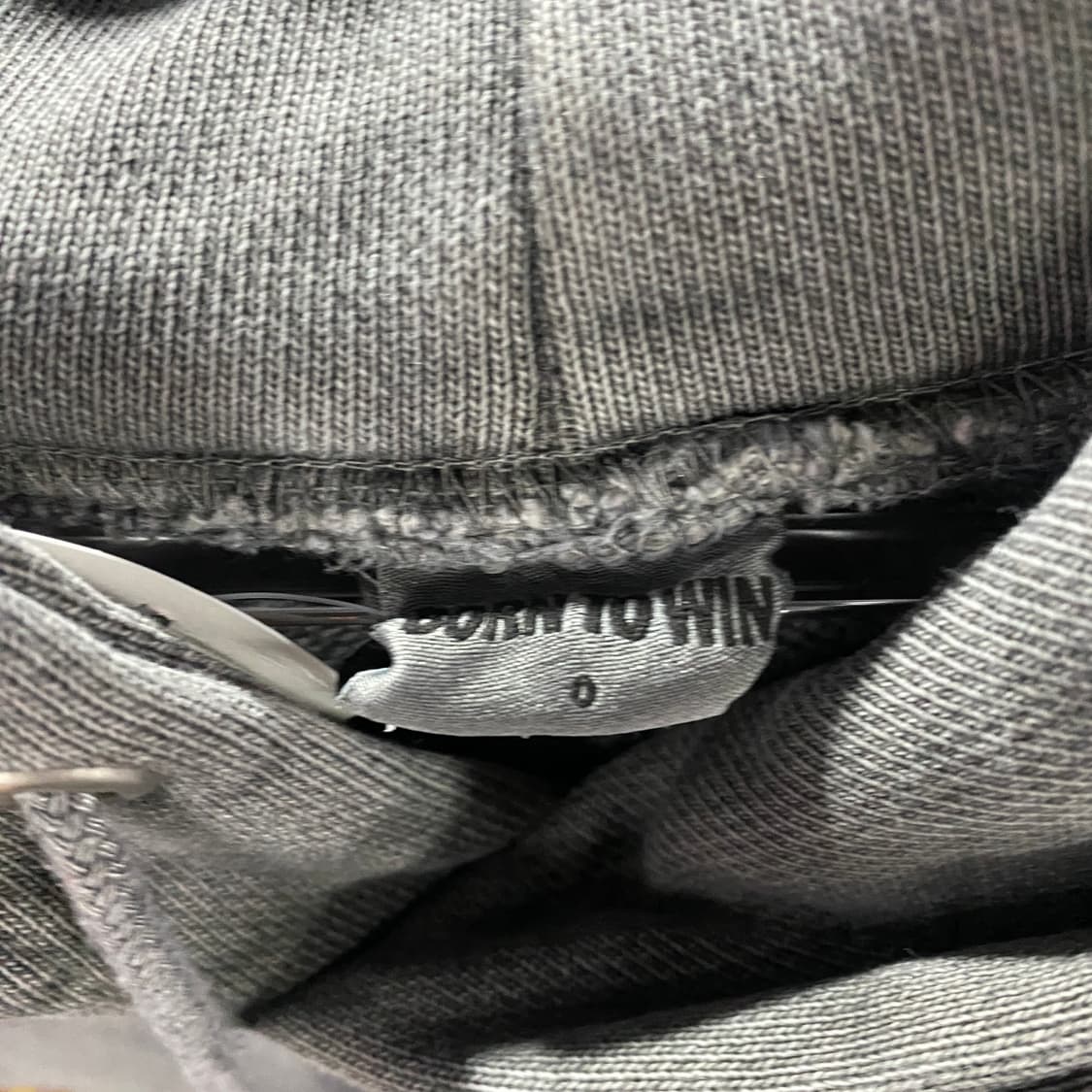 본투윈 플레임 빅로고 피그먼트 후드 티셔츠B3027 상품이미지4