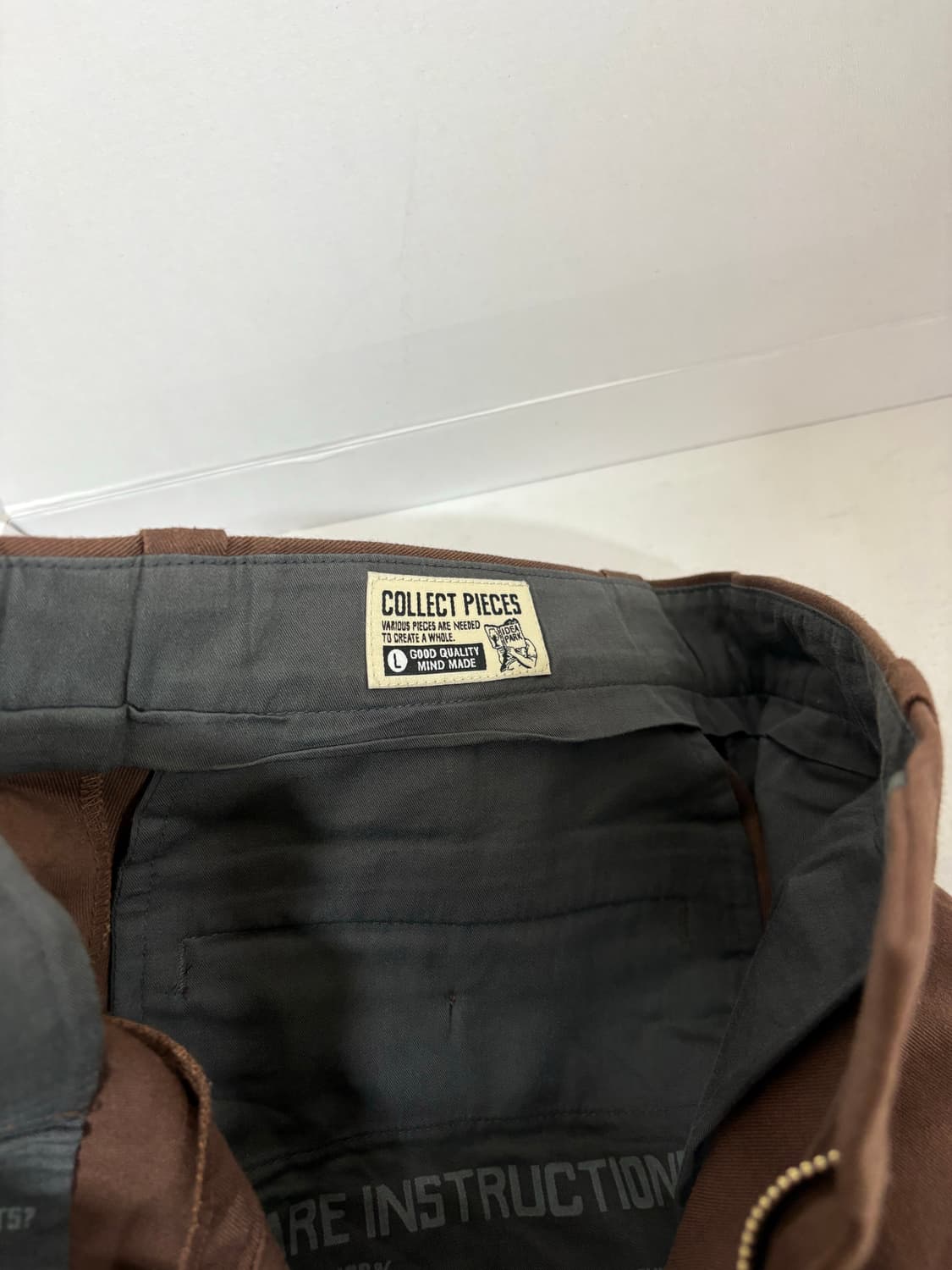 컬렉트 피시스 / CP 치노 팬츠 브라운 상품이미지7