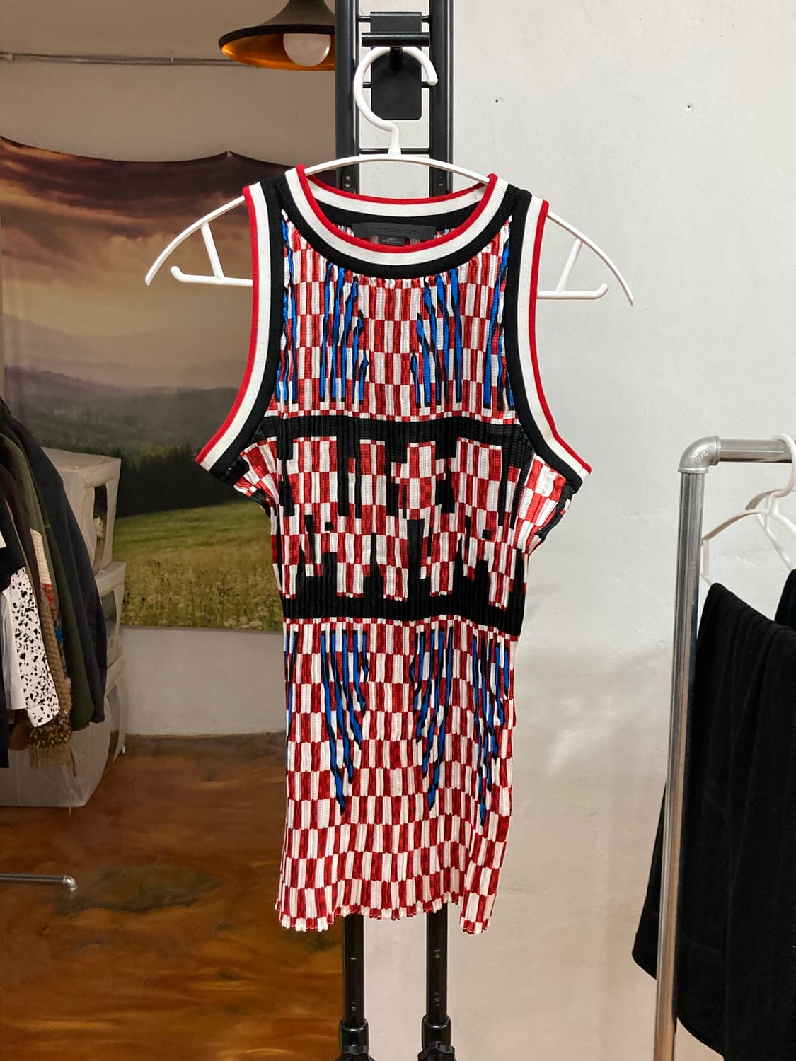 알렉산더 왕(Alexander Wang) 시스루 네트 니트 베스트 상품이미지1