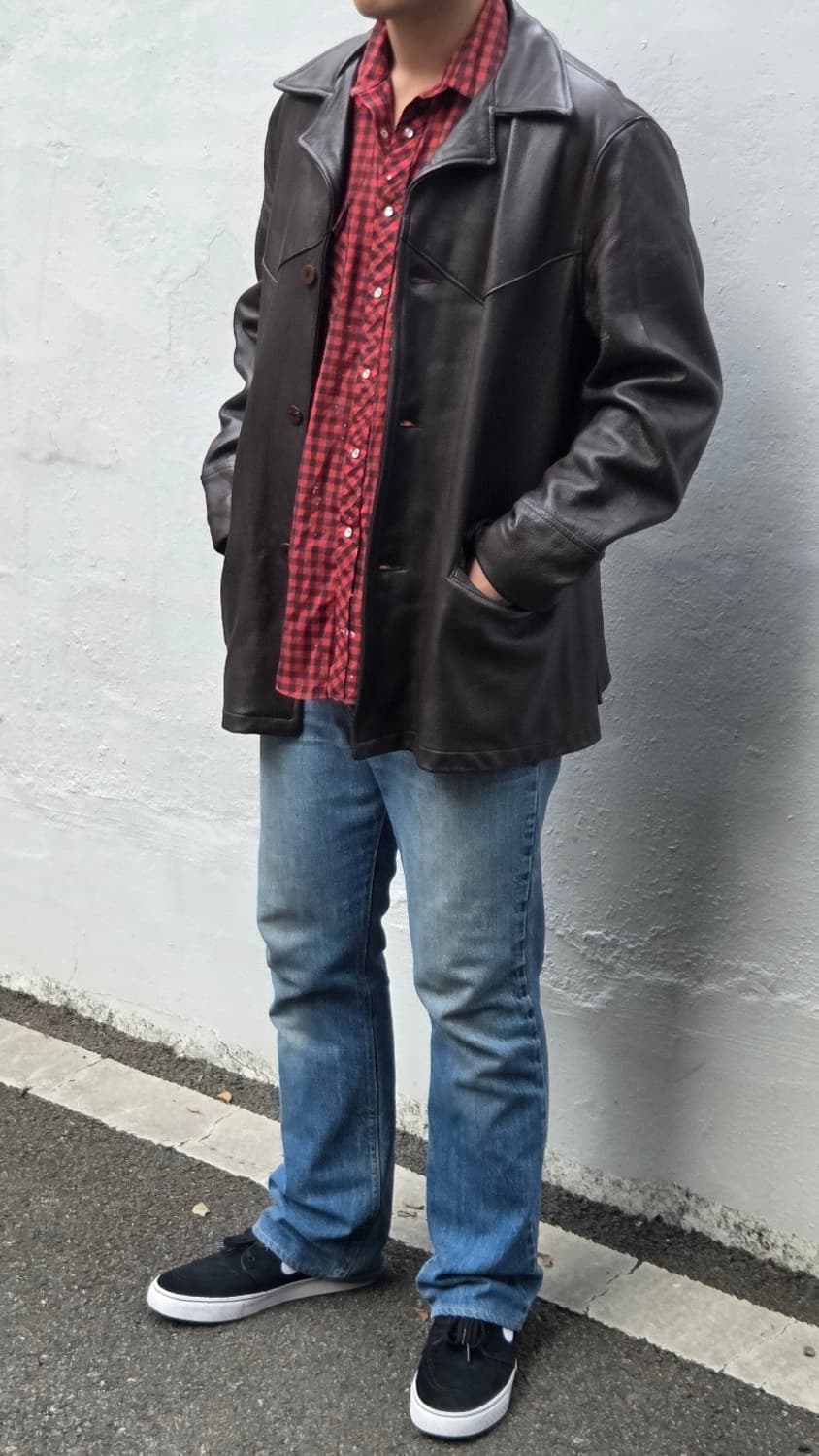60’s deerwear 사슴가죽 코트 made in u.s.a 상품이미지2