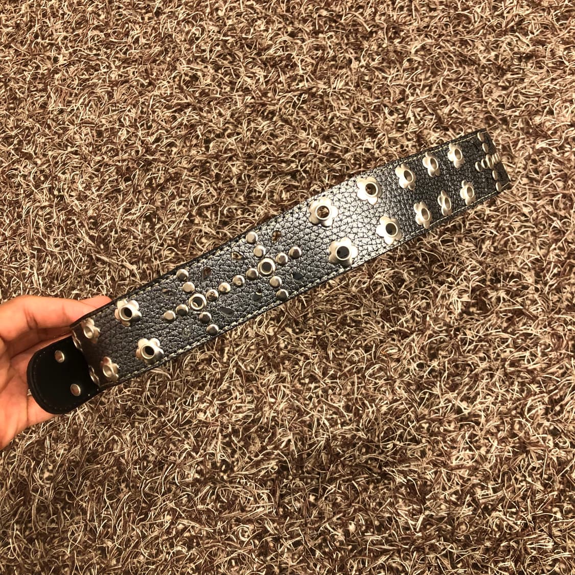 ALPACHINO 스터드 아일렛 벨트 상품이미지4