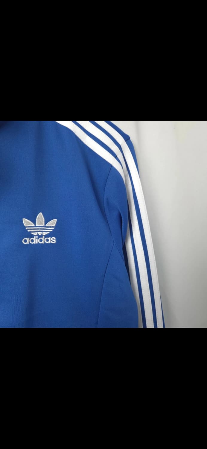 여S 아디다스 블루 트랙탑 져지 자켓 집업 상품이미지2