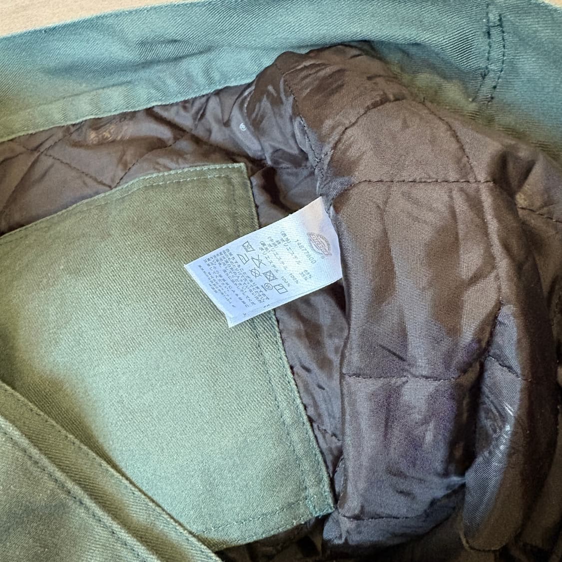 디키즈 정품 아이젠하워 누빔 그린 워크 자켓  상품이미지9