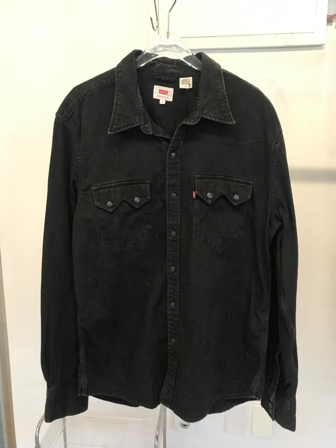 LEVI’S Black Denim Western Shirt Jacket 상품이미지1