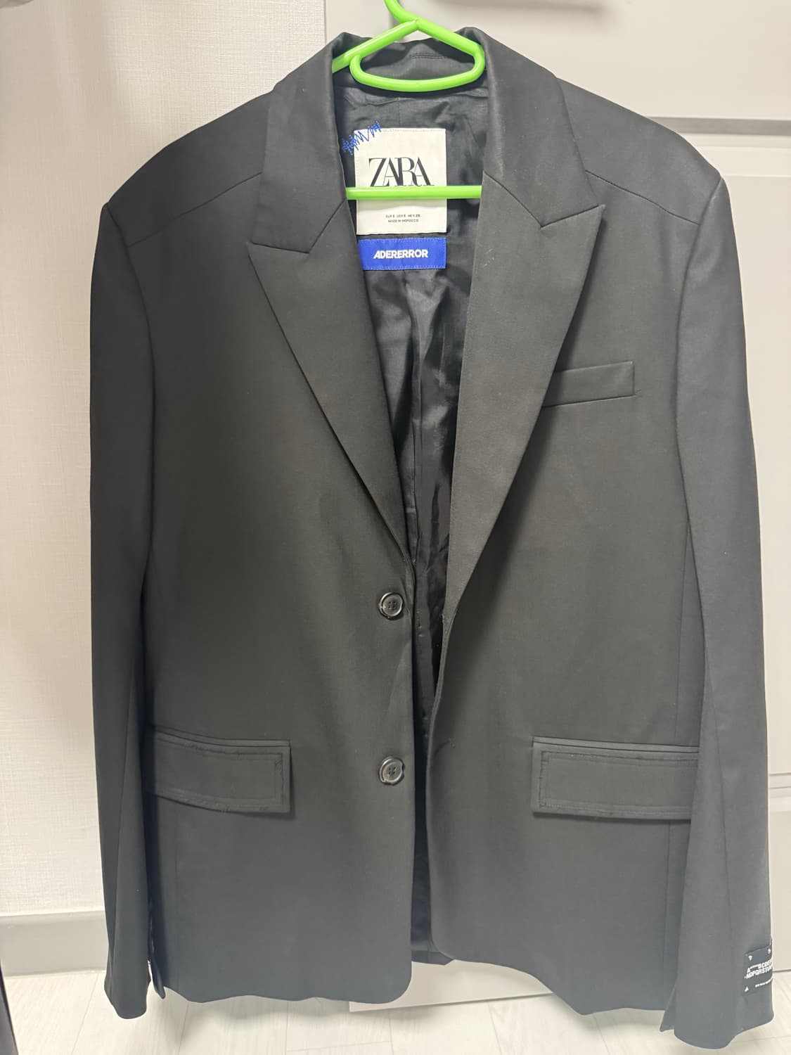 아더에러 x 자라 오버사이즈 블레이저 블랙 상품이미지1