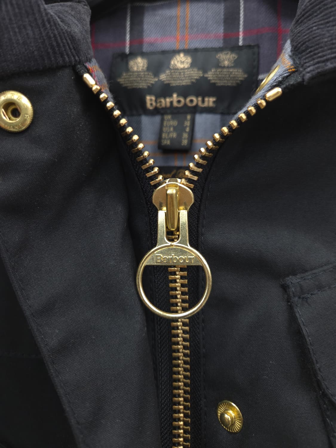 8 바버 인터내셔널 블랙 여성 왁스 자켓 상품이미지4