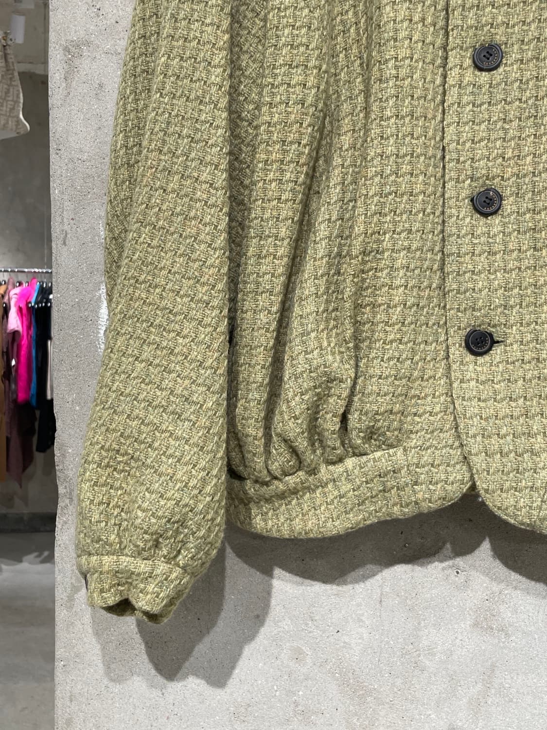 아더에러 그린 아테 트위드 블루종 자켓 상품이미지4