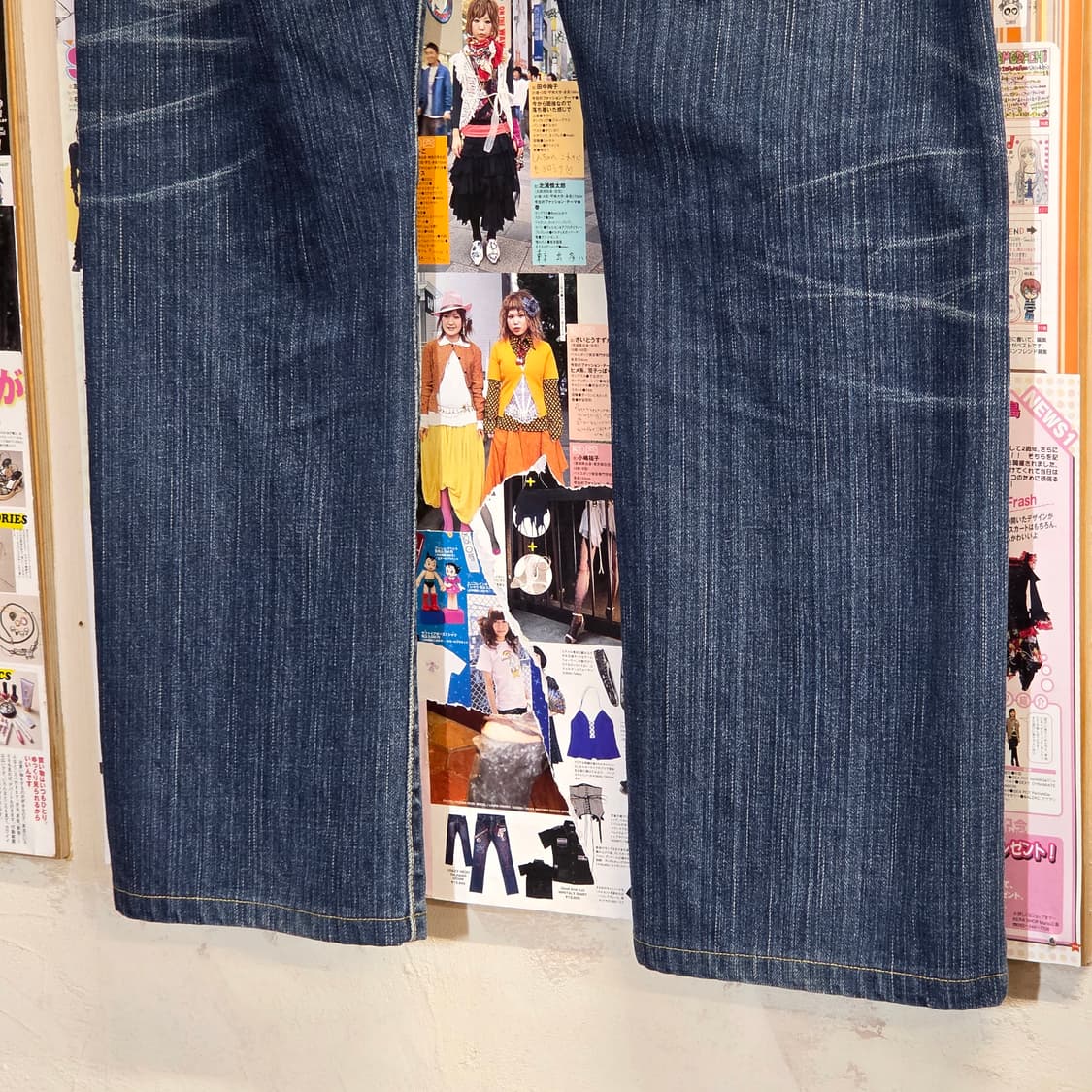 리바이스 523 워싱 데님 팬츠 상품이미지5