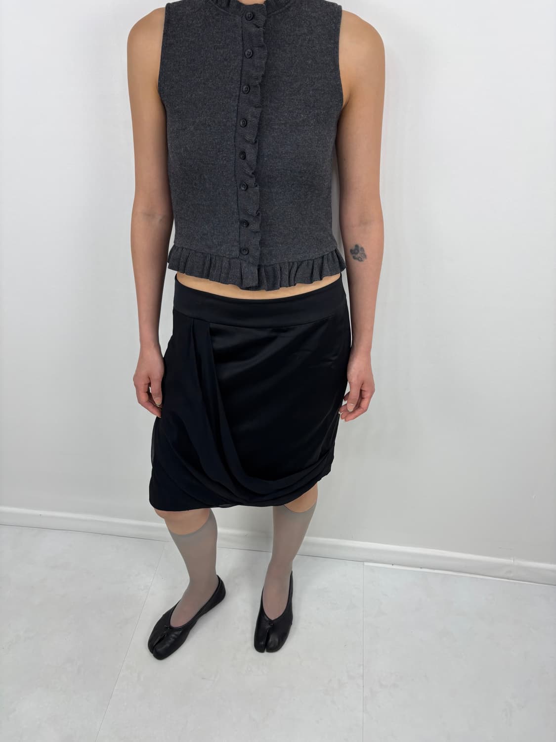 ZARA FRILL KNIT SLEEVELESS 상품이미지6