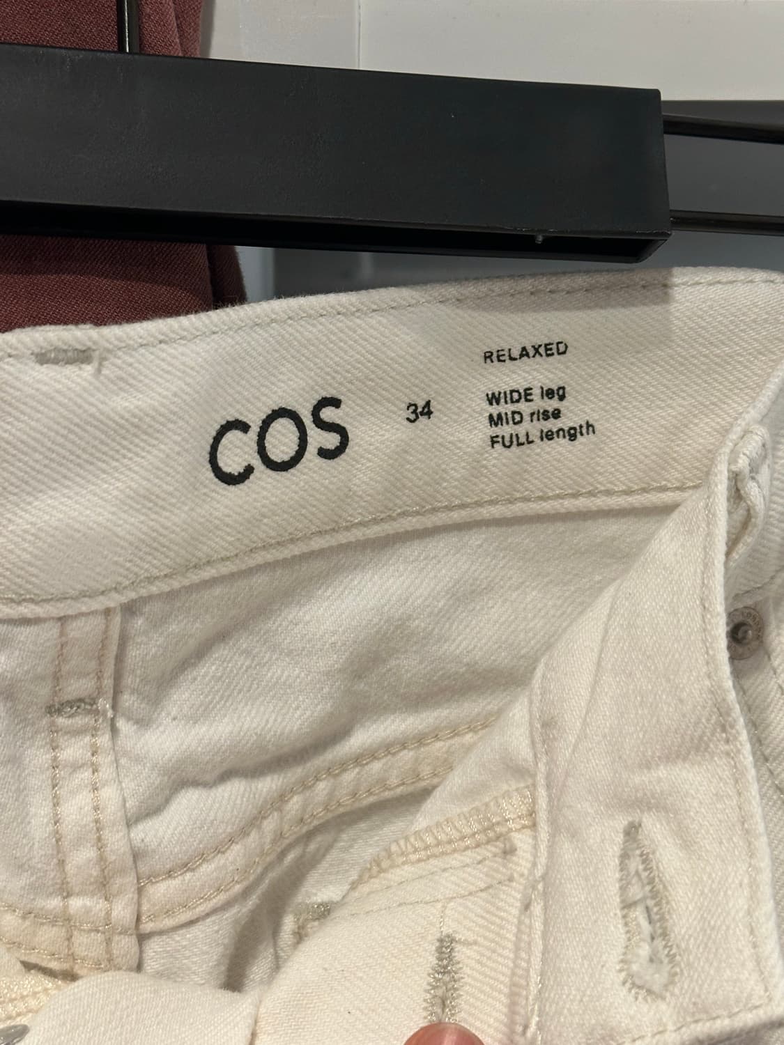 COS 라이더진 화이트 34 상품이미지3