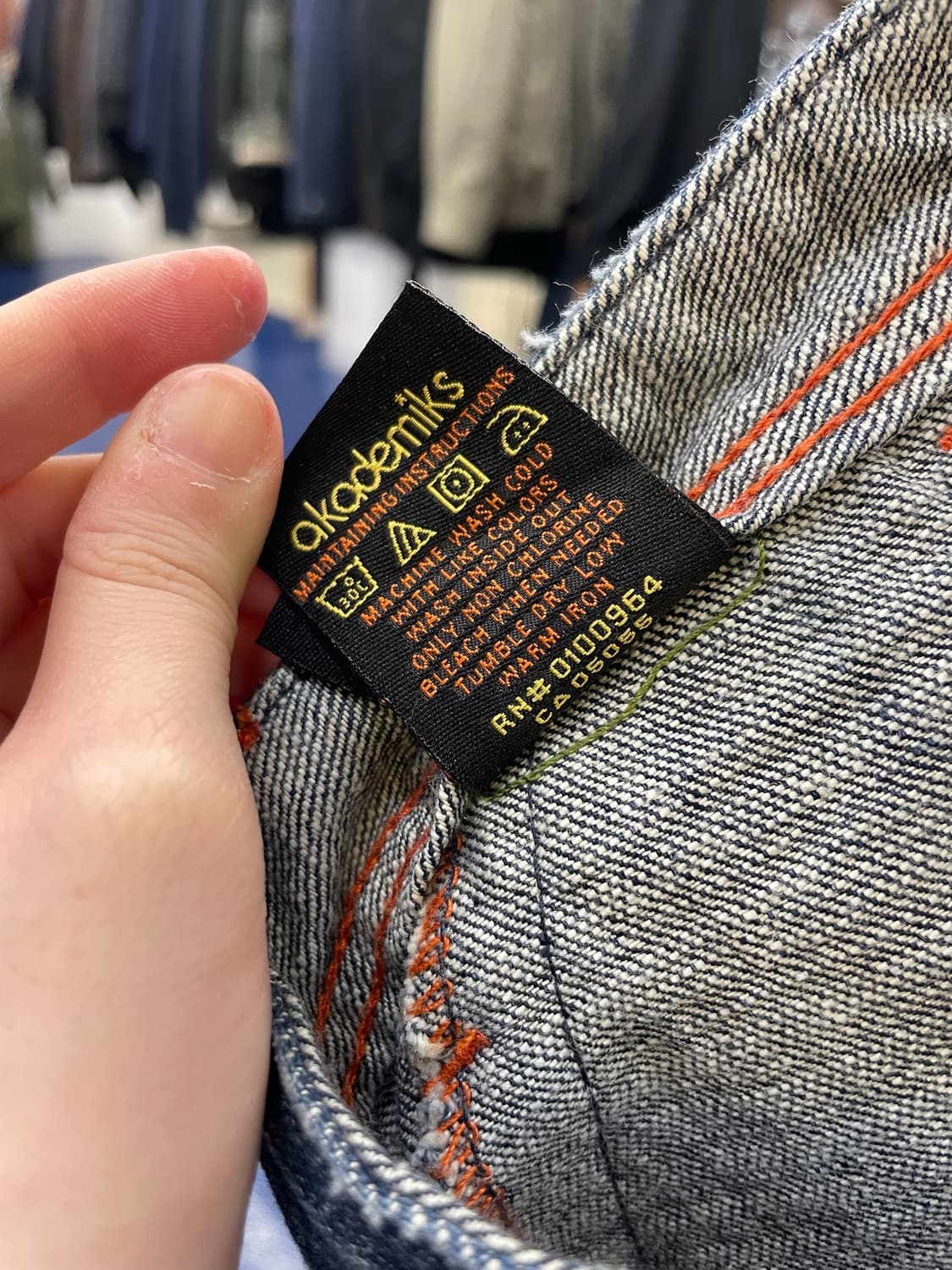 Akdmks 아카데믹스 힙합 올드스쿨 데님 카고 팬츠 상품이미지9