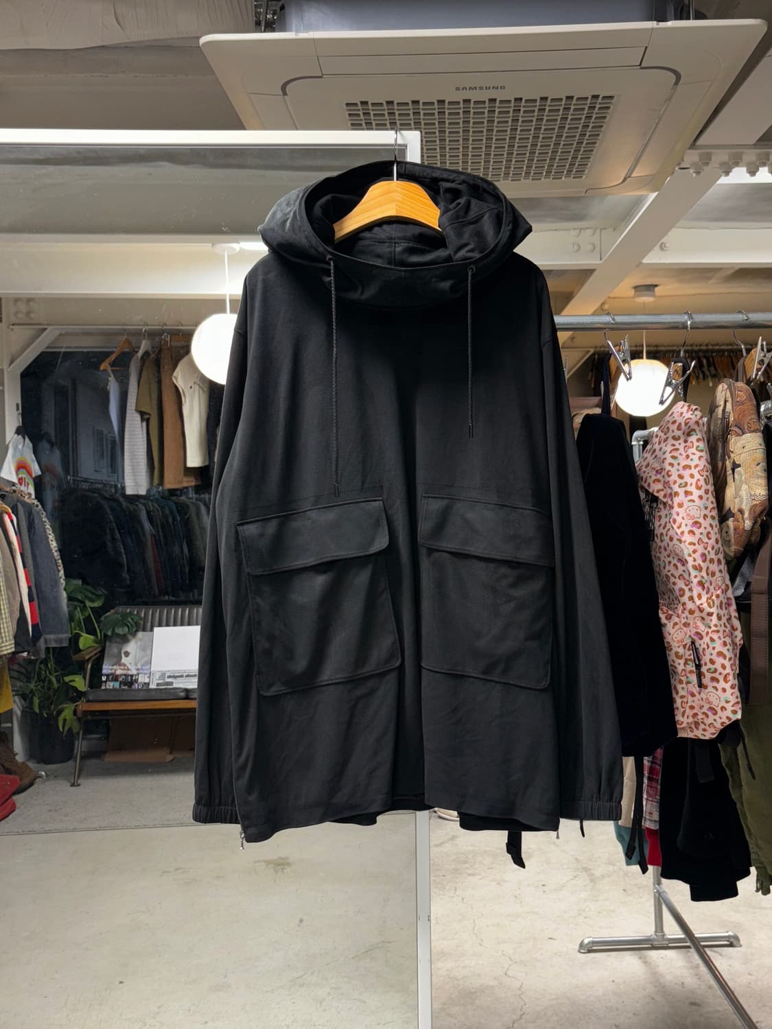 질스튜어트 합성피혁 밀리터리 아노락 상품이미지1