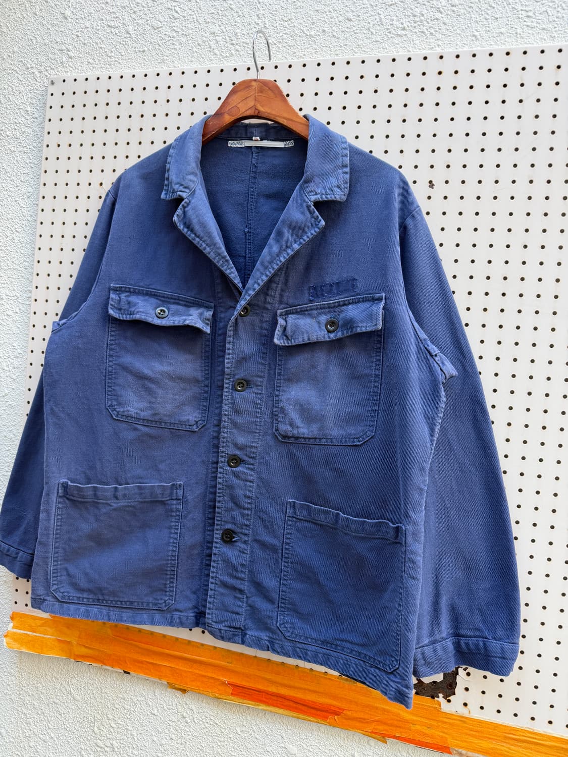 70s EURO MILITARY UTILITY 프렌치 밀리터리 워크자켓 상품이미지7