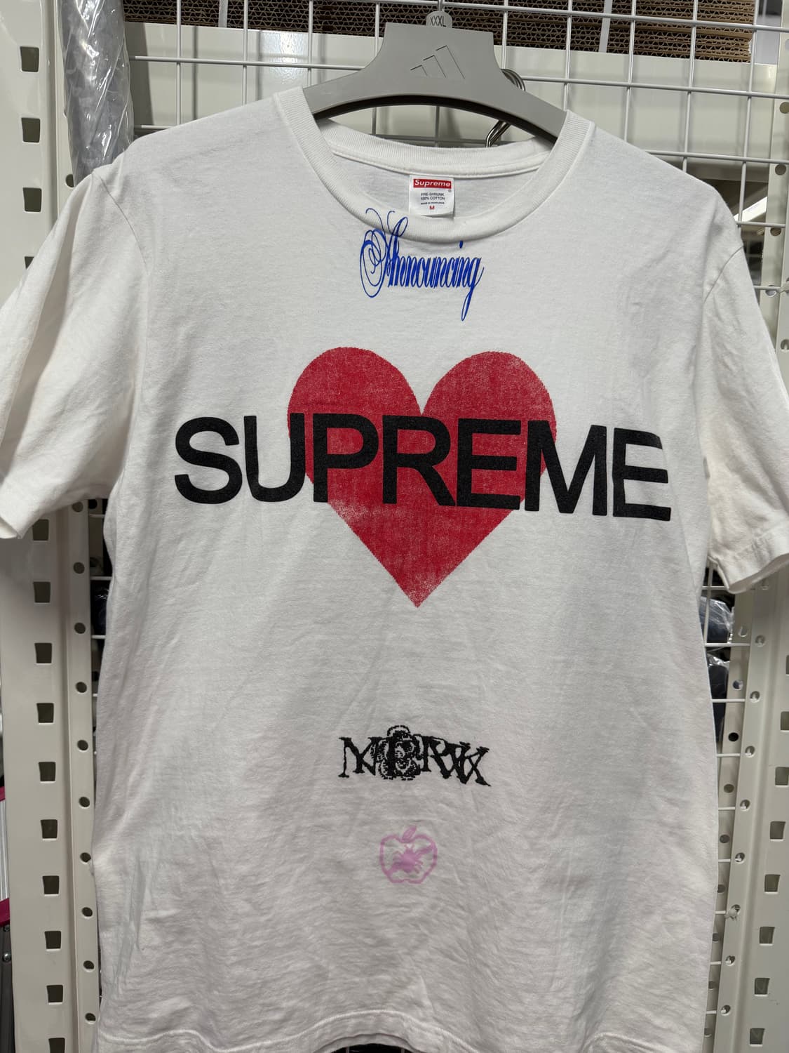 슈프림 어나운싱 티셔츠 M 상품이미지1