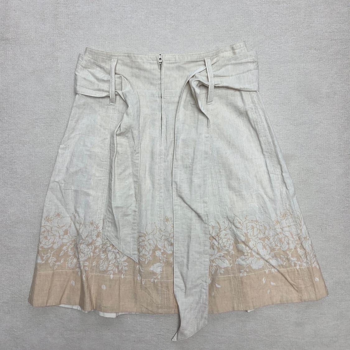 Theory 띠어리 린넨 혼방 벨티드 미니 스커트 상품이미지2