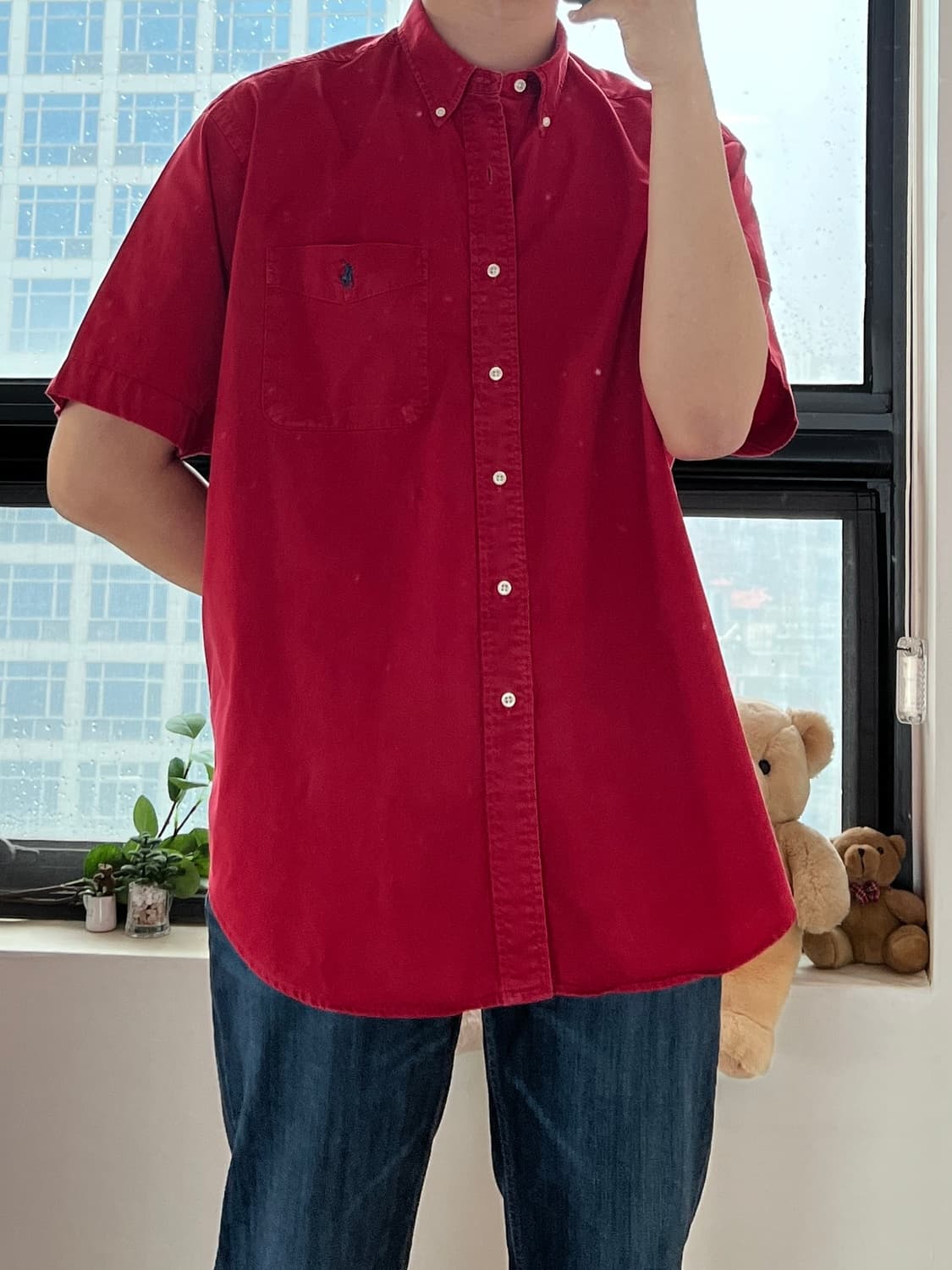 폴로 레드 셔츠 XL 상품이미지6