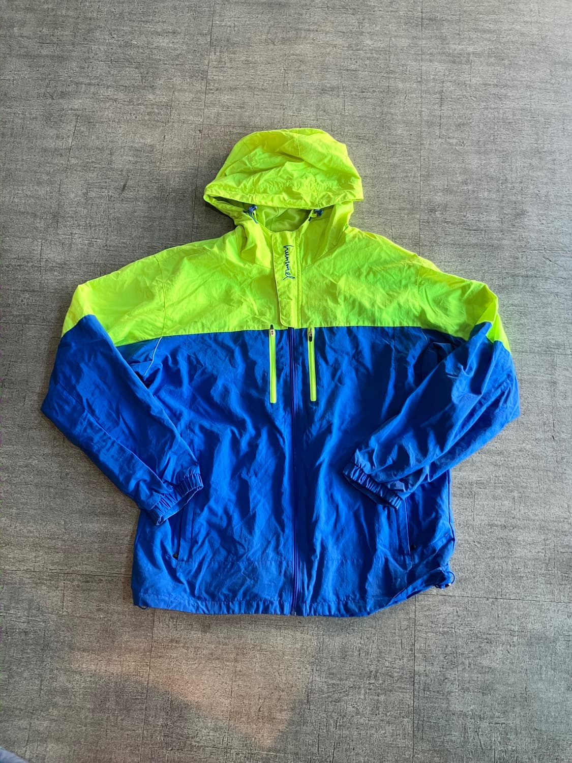 Hummel 험멜 올드스쿨스트릿 견장로고 바람막이후드자켓 상품이미지1