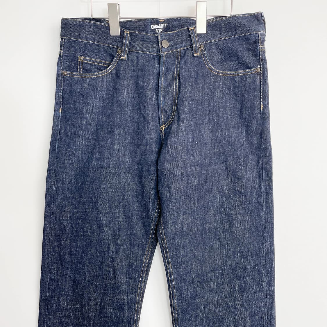 C1 칼하트 WIP 말로우 생지 데님 팬츠  33사이즈 상품이미지2