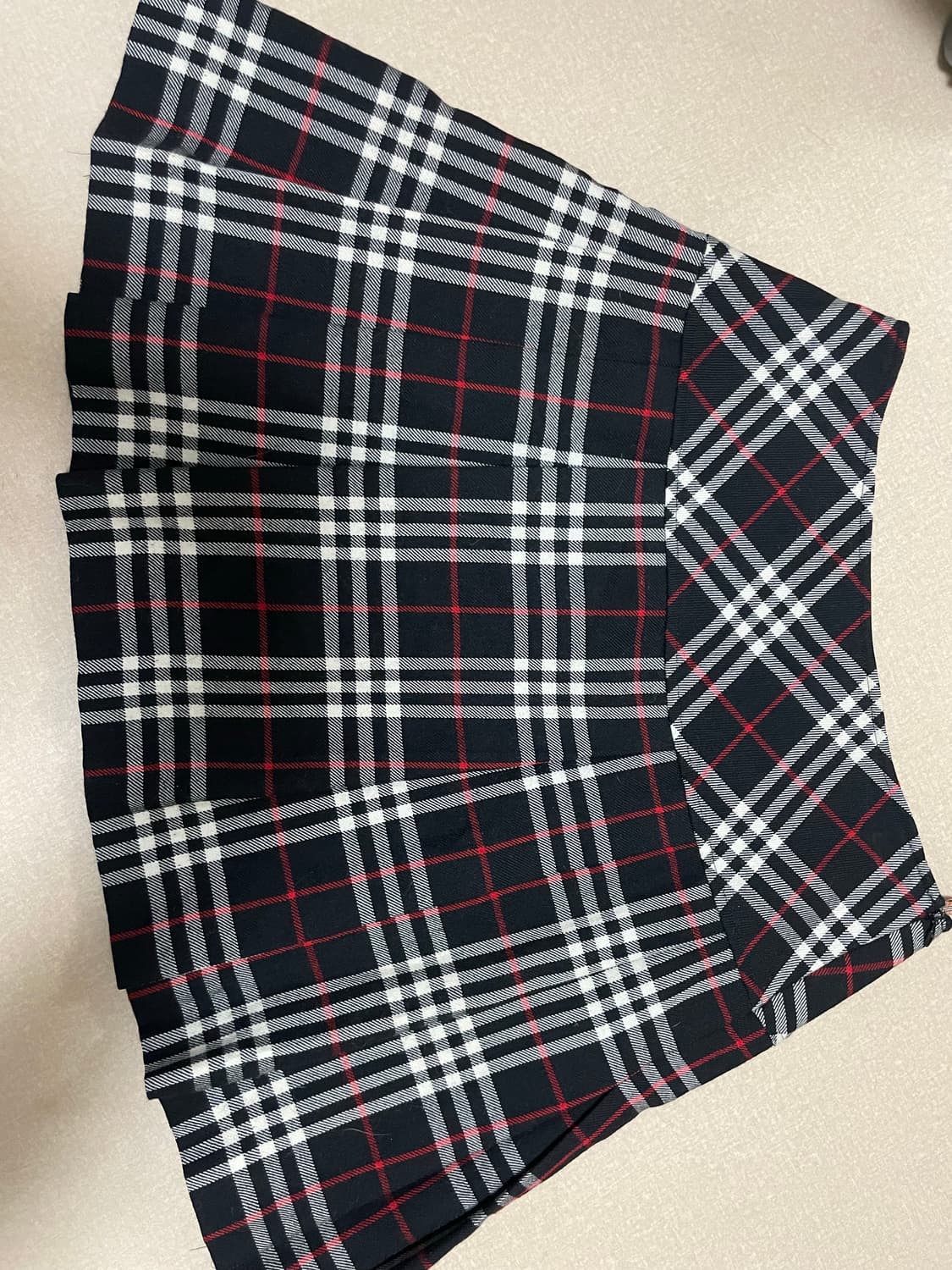 버버리 블루라벨 체크스커트 상품이미지1