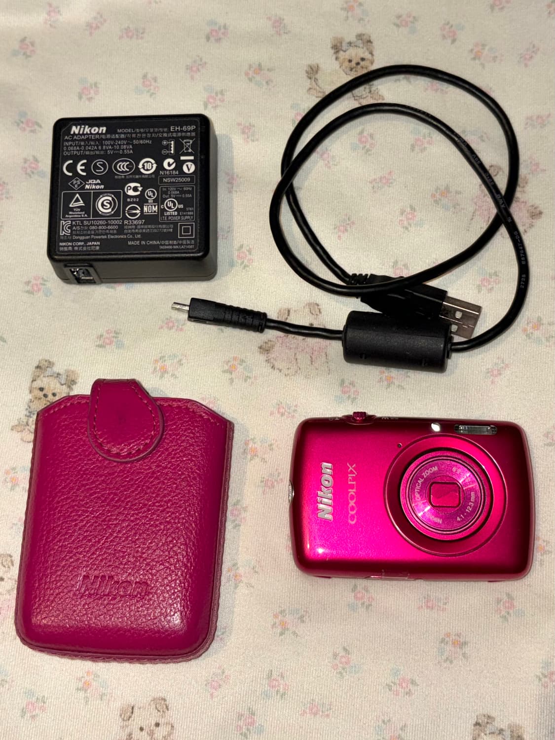 제니 디카🩷(극미품) 니콘 쿨픽스 S01 핑크 상품이미지1