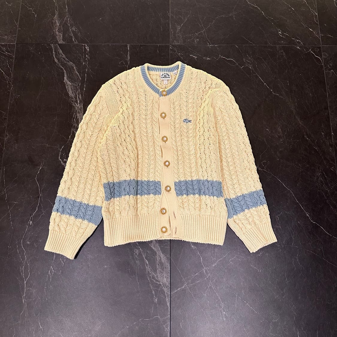 GOLF LE FLEUR x LACOSTE 골프 라코스테 가디건 상품이미지2