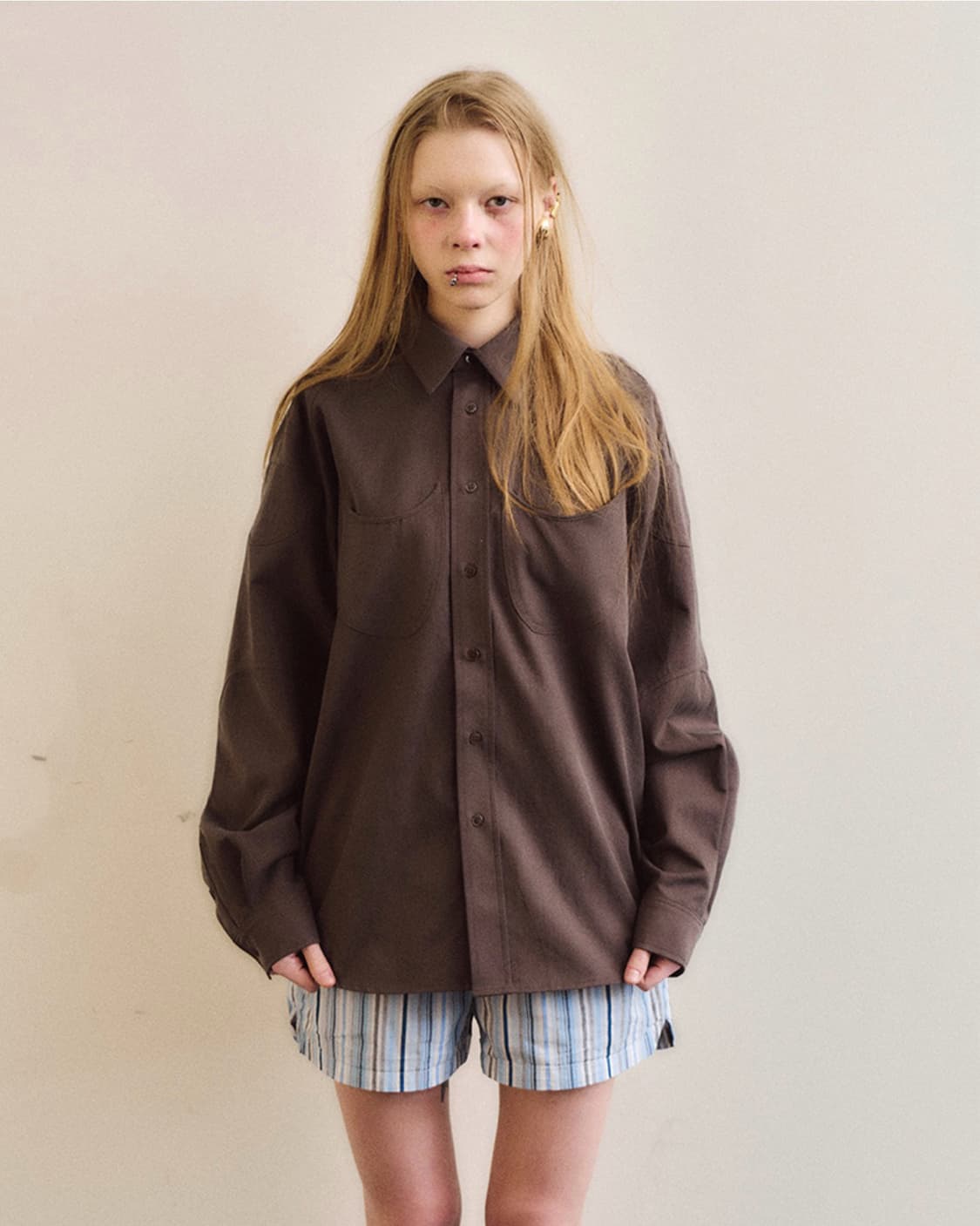 데어드 SHARP POCKET SHIRT 상품이미지5