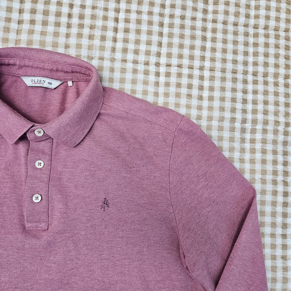 올젠 긴팔 카라티 남자100 상품이미지3