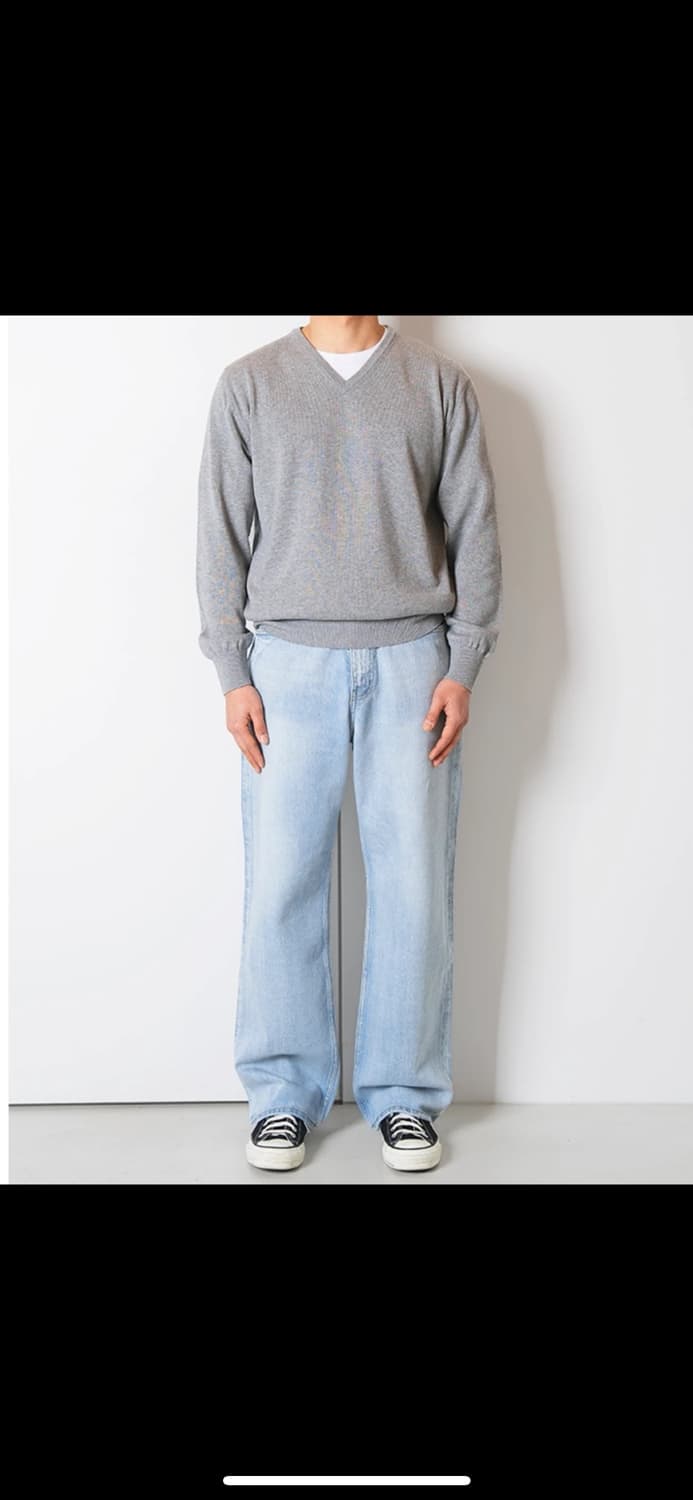 스테디에브리웨어 코튼 브이넥니트  상품이미지4