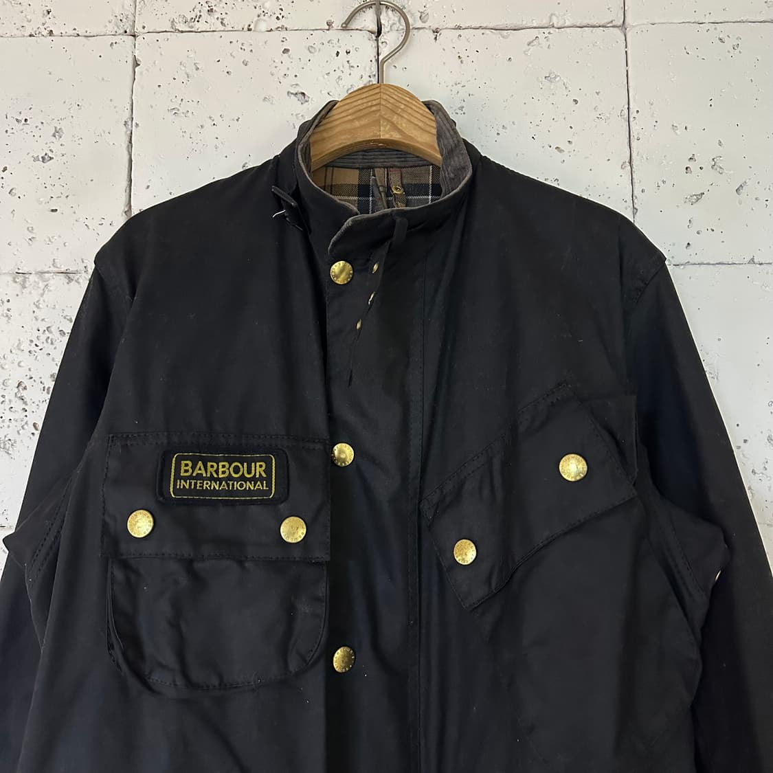 34 바버 인터네셔널 자켓 블랙 상품이미지2