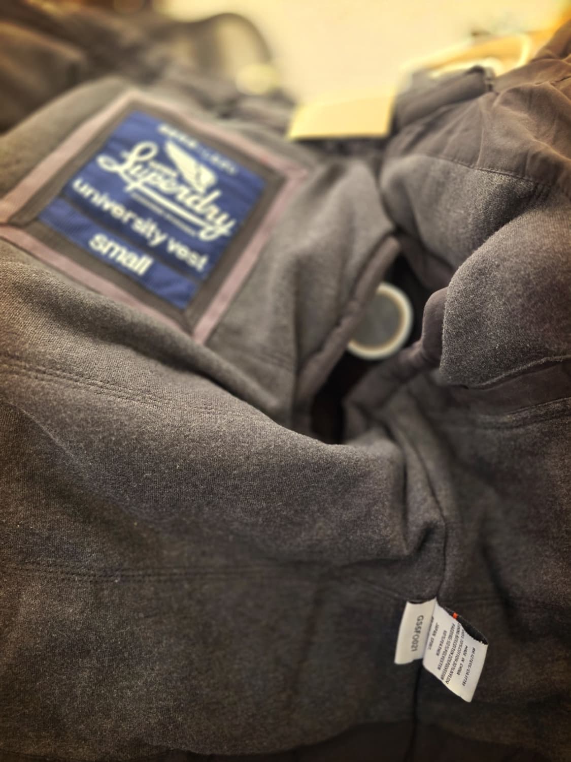 슈퍼드라이(Superdry) 아카데미 질레 다운후드조끼 상품이미지6