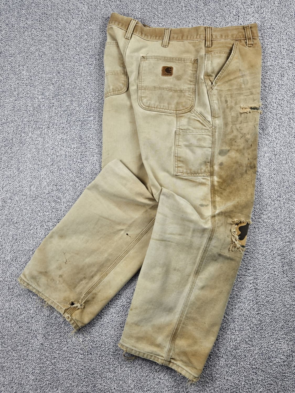 칼하트 카펜터 패치드 리페어 커스텀 팬츠 (36X30 추정) / 9983 상품이미지3