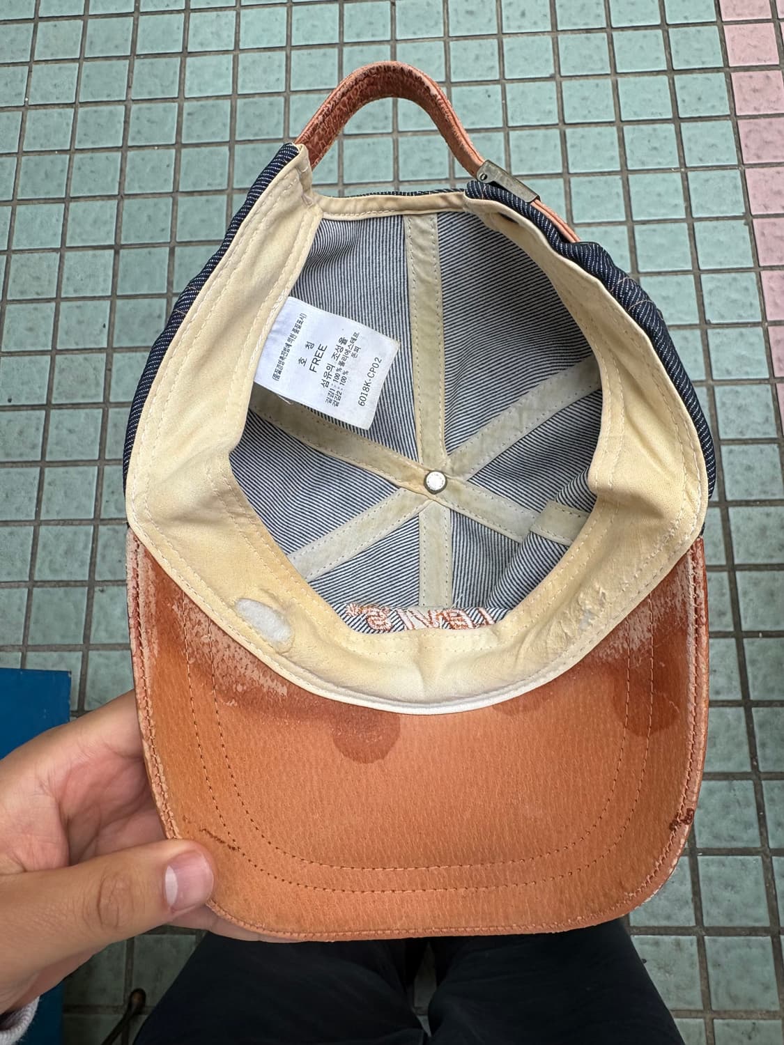 리바이스 데님 가죽 캡  상품이미지4