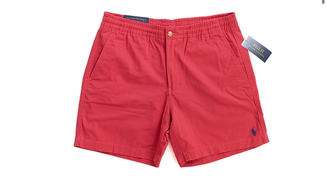 폴로 랄프로렌 프렙스터 쇼츠 레드 710644995044 상품이미지1