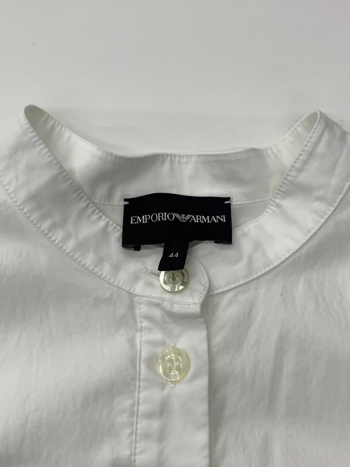 Emporio Armani 엠프리오아르마니 화이트 코튼 셔츠 원피스 상품이미지6